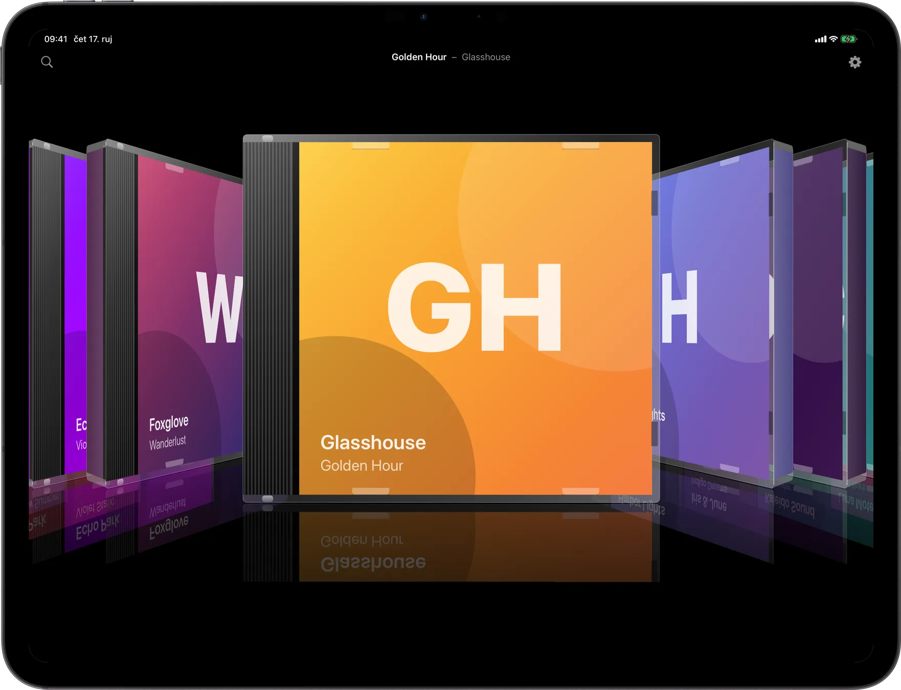 AlbumDeck: 3D vrtuljak s omotima albuma