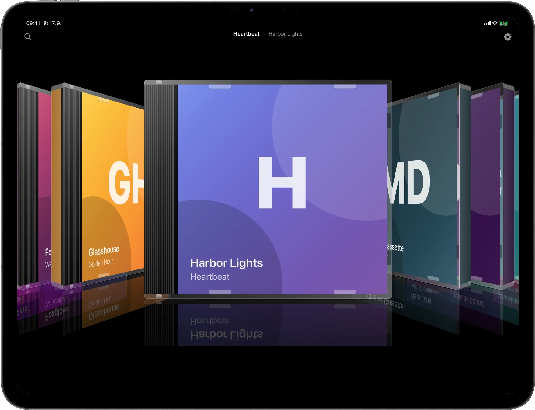 AlbumDeck: 3D karusel s obalmi albumov