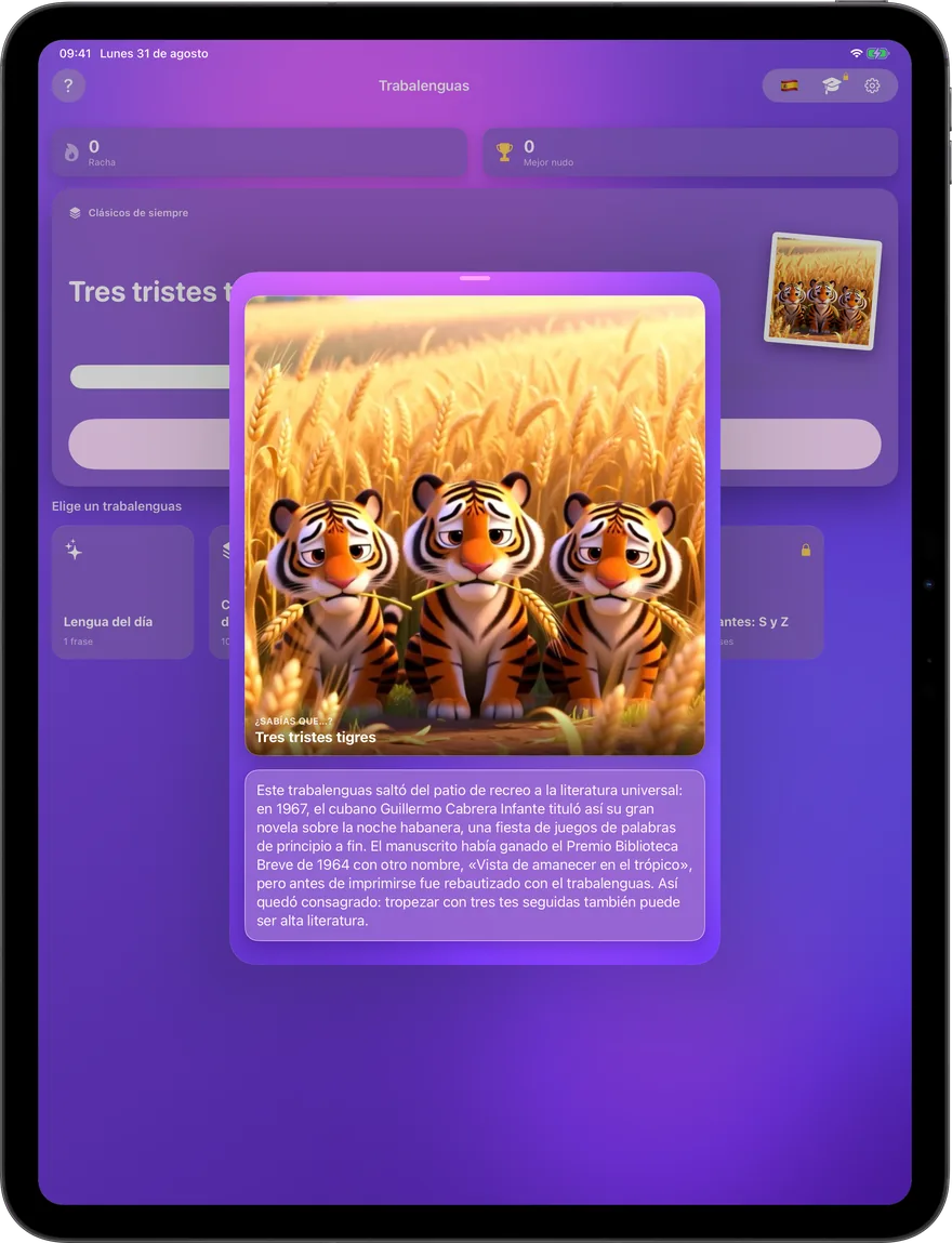 Cada clásico trae una anécdota documentada — con ilustración del Image Playground de Apple.