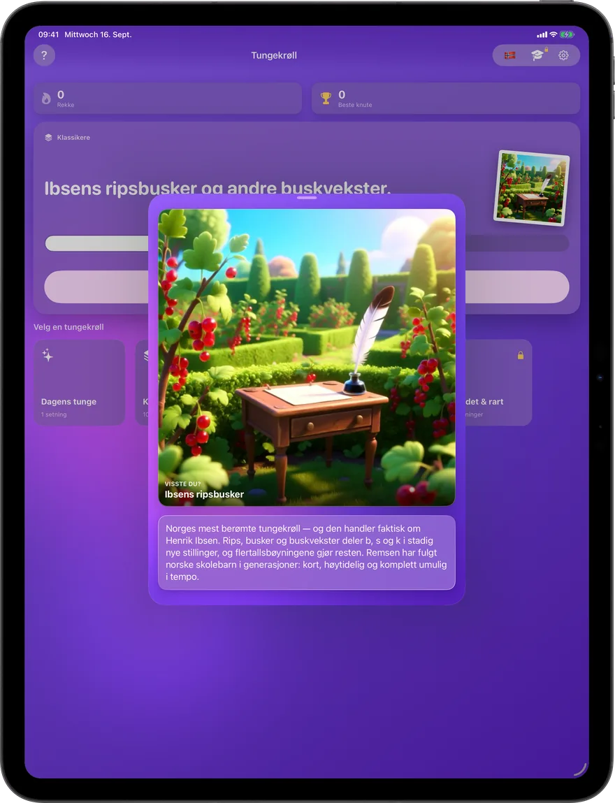Til hver klassiker en dokumentert anekdote — med illustrasjon fra Apples Image Playground.