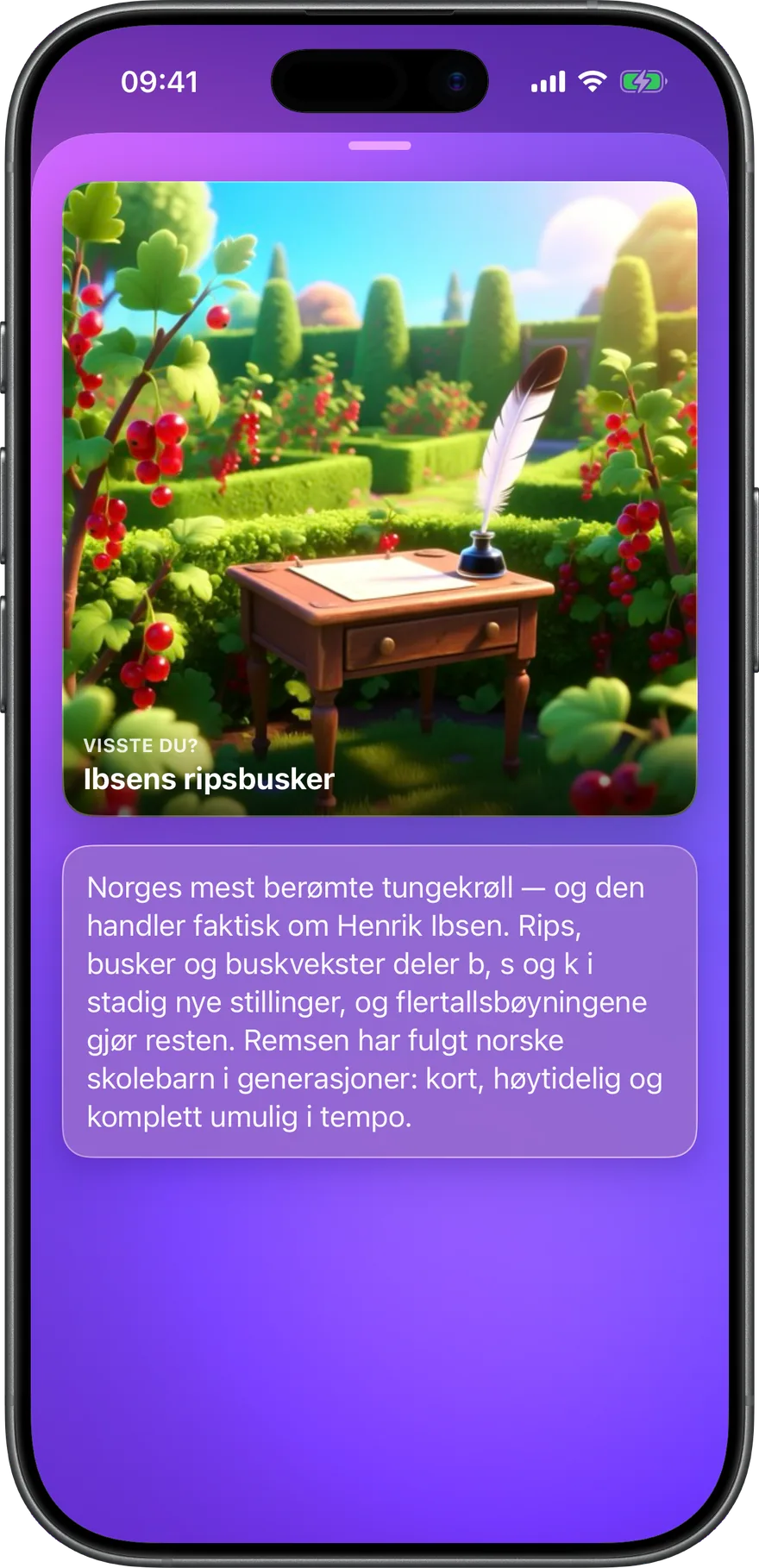 Til hver klassiker en dokumentert anekdote — med illustrasjon fra Apples Image Playground.