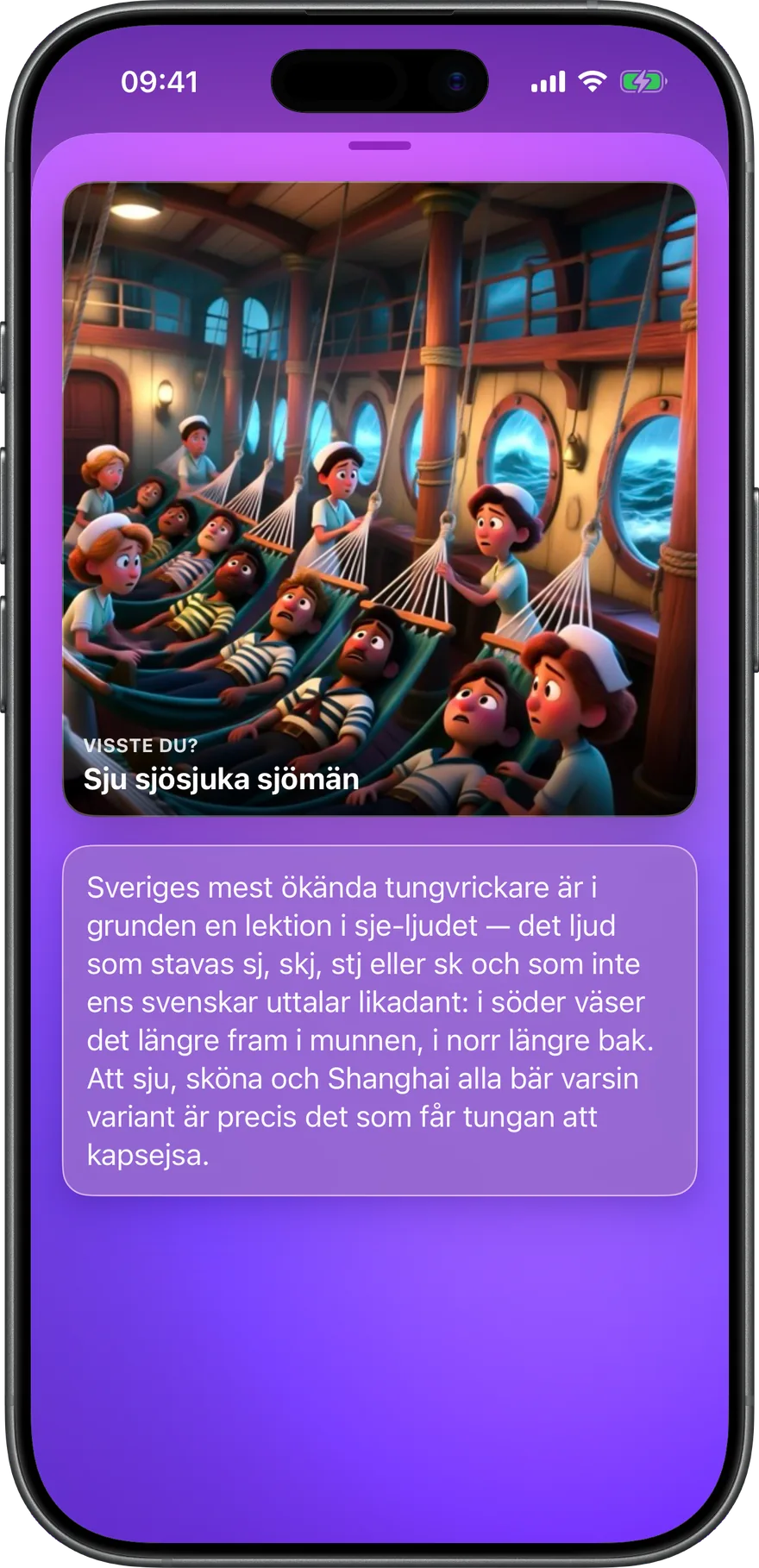 Till varje klassiker en dokumenterad anekdot — med illustration från Apples Image Playground.